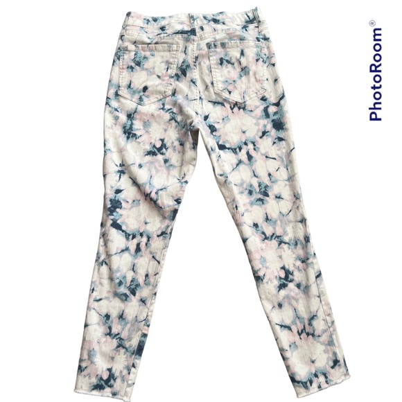 VINTAGE AMERICA Vintage High Rise Skinny Ankle tie dye jeans size 6/28 - Picture 11 of 11